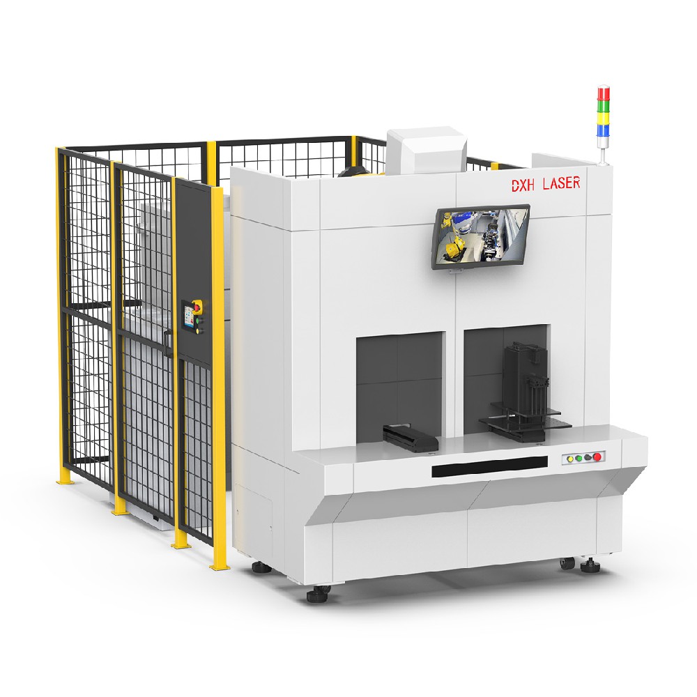 Robot welding workstation