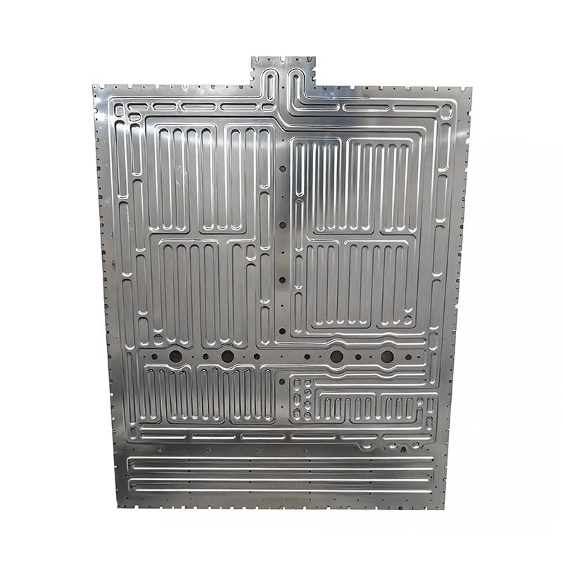 Welding of liquid cooled heat-resistant plate